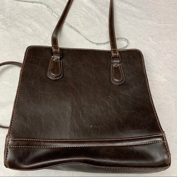 Liz Claiborne dark brown leather purse - Picture 8 of 12